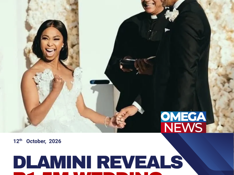 South African television presenter Minnie Dlamini, who claims she paid R1.5 million for her wedding to Quinton Jones.